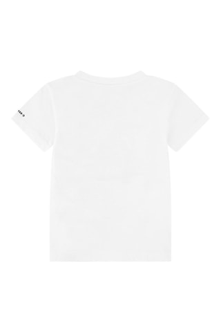T-shirt - Blanc, noir et bleu