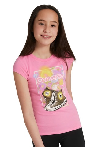 T-shirt - Rose et bleu