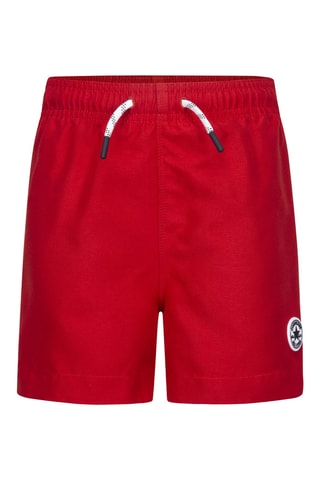 Short de bain - Rouge