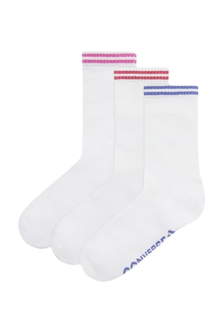 3 paires de chaussettes - Blanc