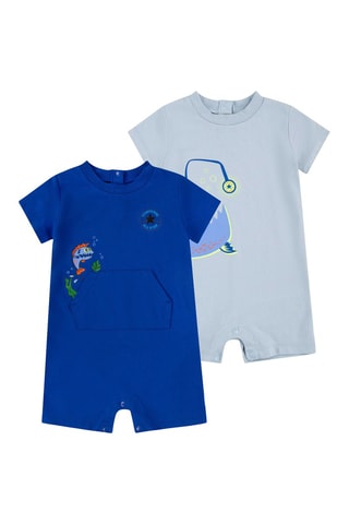 2 combinaisons - Bleu, vert et orange