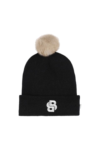 Gorro con borla - Negro - Boss