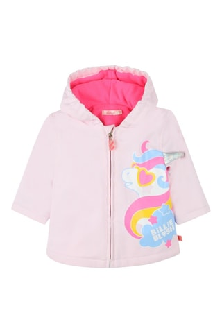 Impermeable con capucha - Rosa empolvado - Billieblush