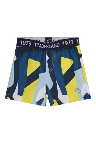 Bañador corto - Azul zafiro y verde - Timberland