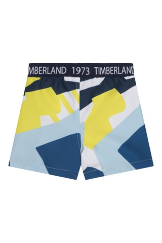 Bañador corto - Azul zafiro y verde - Timberland