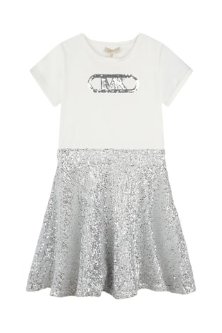 Vestido - Blanco y plateado - Michael Kors