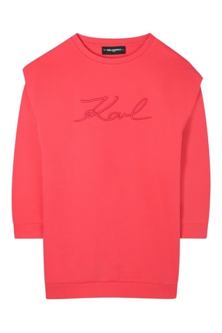 Vestido sudadera - Coral - Karl Lagerfeld