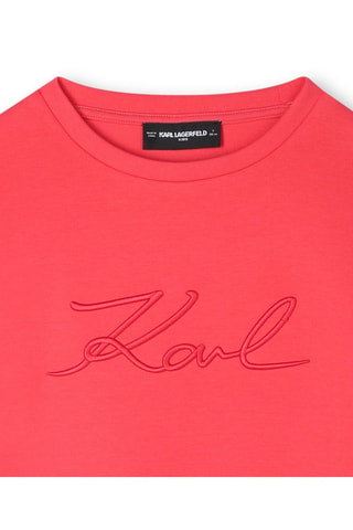 Vestido sudadera - Coral - Karl Lagerfeld