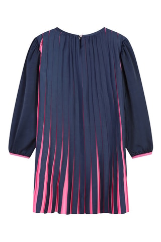 Vestido plisado - Índigo - Billieblush
