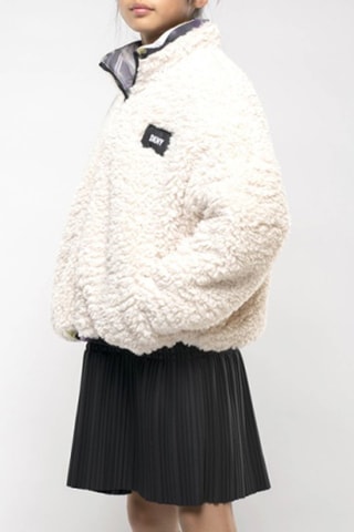 Anorak reversible - Blanco y violeta - DKNY