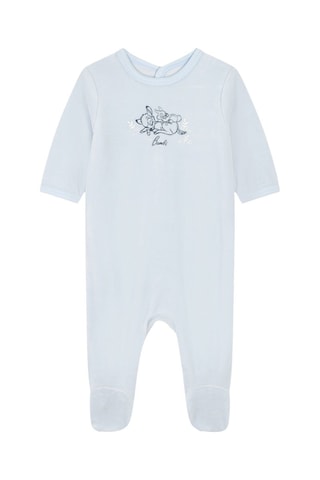 Pijama de algodón orgánico Bambi y Tambor Bambi Disney - Celeste - Carrément Beau
