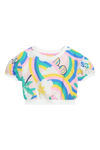 Camiseta - Blanco y rosa