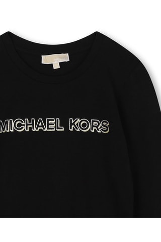 Camiseta de algodón orgánico - Negro - Michael Kors