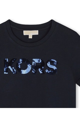 Camiseta de algodón orgánico - Azul marino - Michael Kors