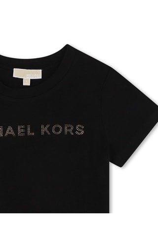 Camiseta de algodón orgánico - Negro - Michael Kors