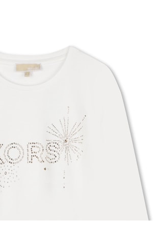 Camiseta de algodón orgánico - Blanco - Michael Kors