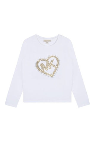 Camiseta de algodón orgánico - Blanco - Michael Kors