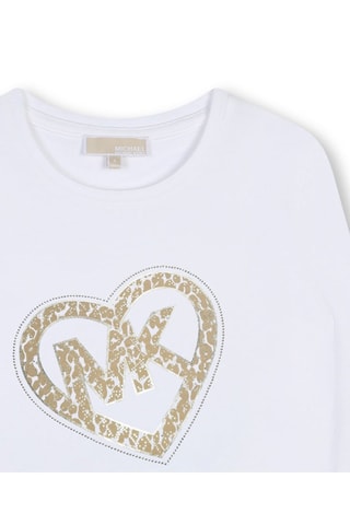Camiseta de algodón orgánico - Blanco - Michael Kors