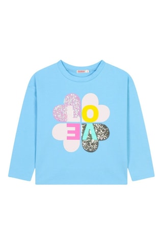 Camiseta - Azul claro - Billieblush