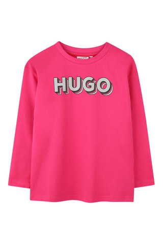 Camiseta de algodón orgánico - Rosa - Hugo