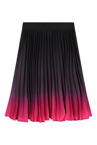 Falda plisada tie-dye - Negro y rosa - Marc jacobs