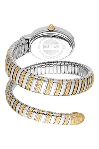 Montre à quartz en acier - Argenté et doré