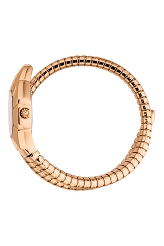 Montre à quartz en acier - Doré rose