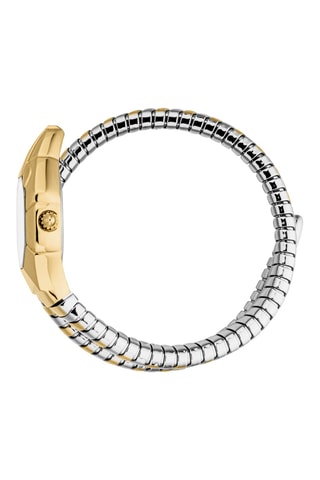 Montre à quartz en acier - Argenté et doré