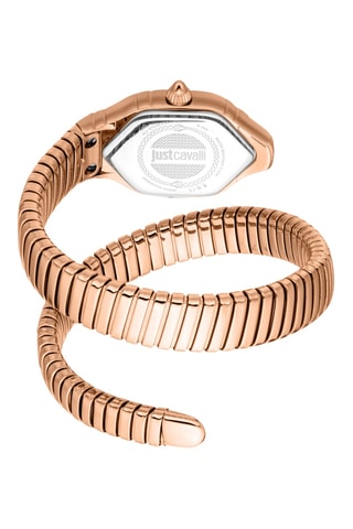 Montre à quartz en acier - Doré rose