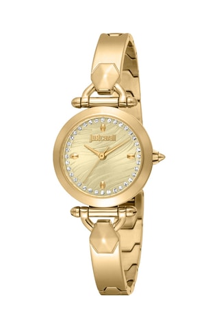 Montre à quartz en acier - Doré