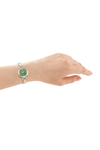 Montre à quartz en acier - Argenté et doré
