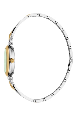 Montre à quartz en acier - Argenté et doré