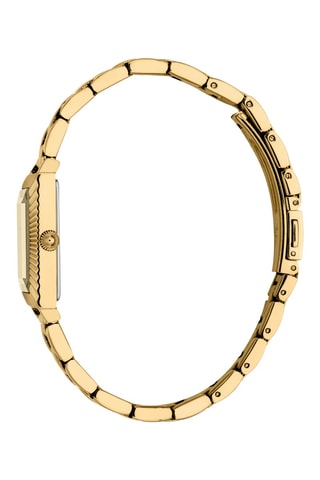 Montre à quartz en acier - Doré