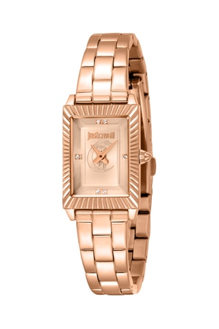 Montre à quartz en acier - Doré rose