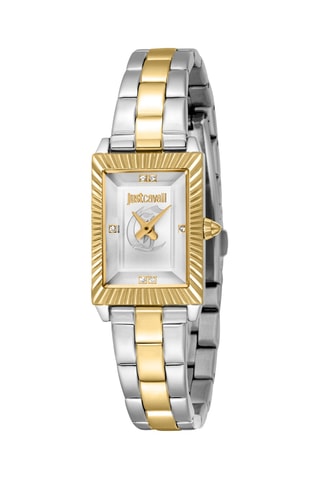 Montre à quartz en acier - Argenté et doré