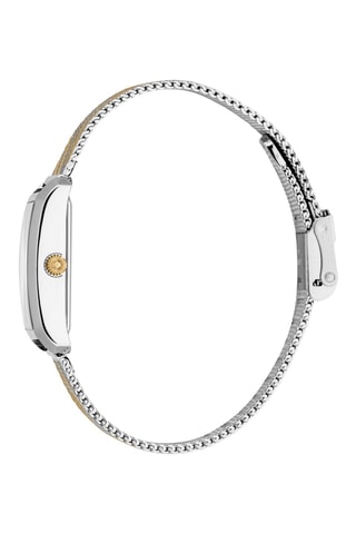 Montre à quartz en acier - Argenté et doré