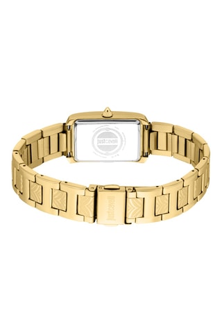 Montre à quartz en acier - Doré