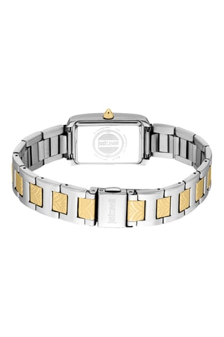 Montre à quartz en acier - Argenté et rose