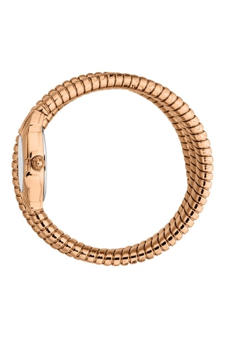 Montre à quartz en acier - Doré rose
