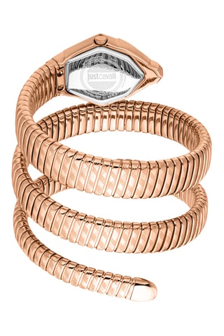 Montre à quartz en acier - Doré rose