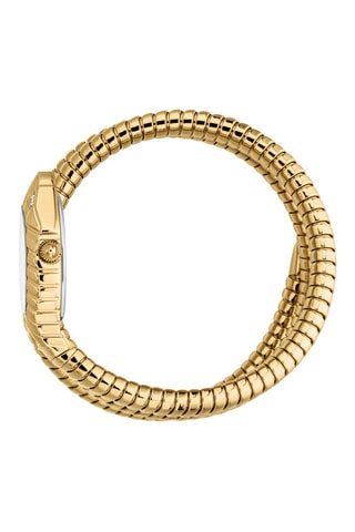 Montre à quartz en acier - Doré