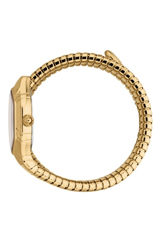 Montre à quartz en acier - Doré