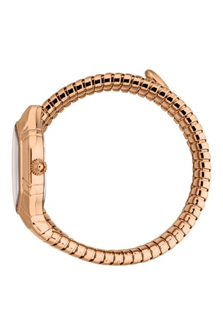 Montre à quartz en acier - Doré rose
