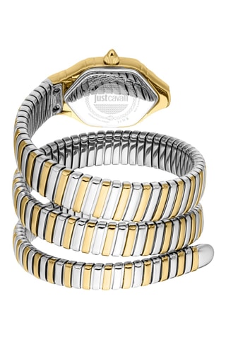 Montre à quartz en acier - Argenté et doré