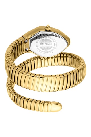 Montre à quartz en acier - Doré