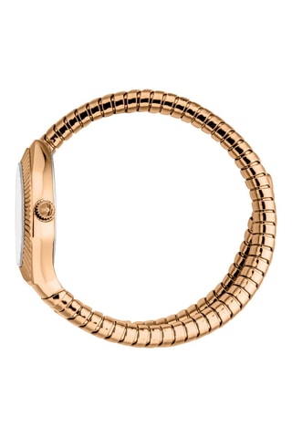 Montre à quartz en acier - Doré rose