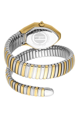 Montre à quartz en acier - Argenté et doré