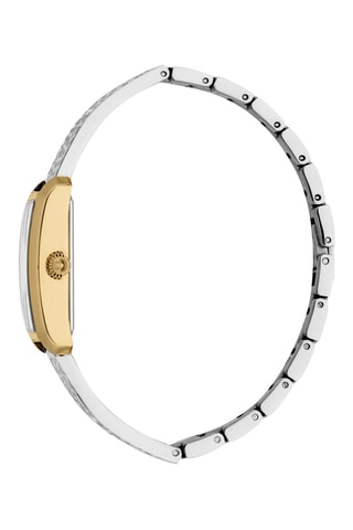 Montre à quartz en acier - Argenté et doré