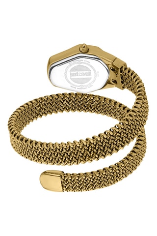 Montre à quartz en acier - Doré