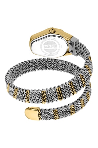 Montre à quartz en acier - Argenté et doré